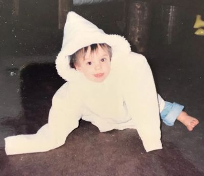 Vadhir Derbez's childhood picture. 